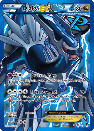 Dialga-EX 99/101 Pokemon card