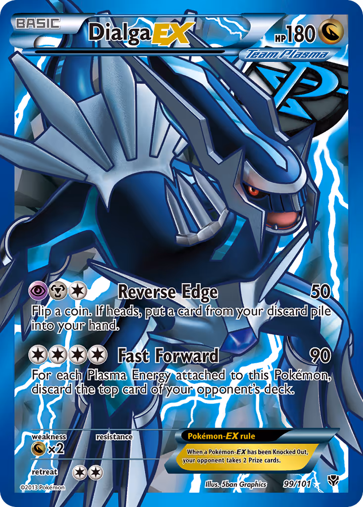 Dialga-EX 99/101 Pokemon card