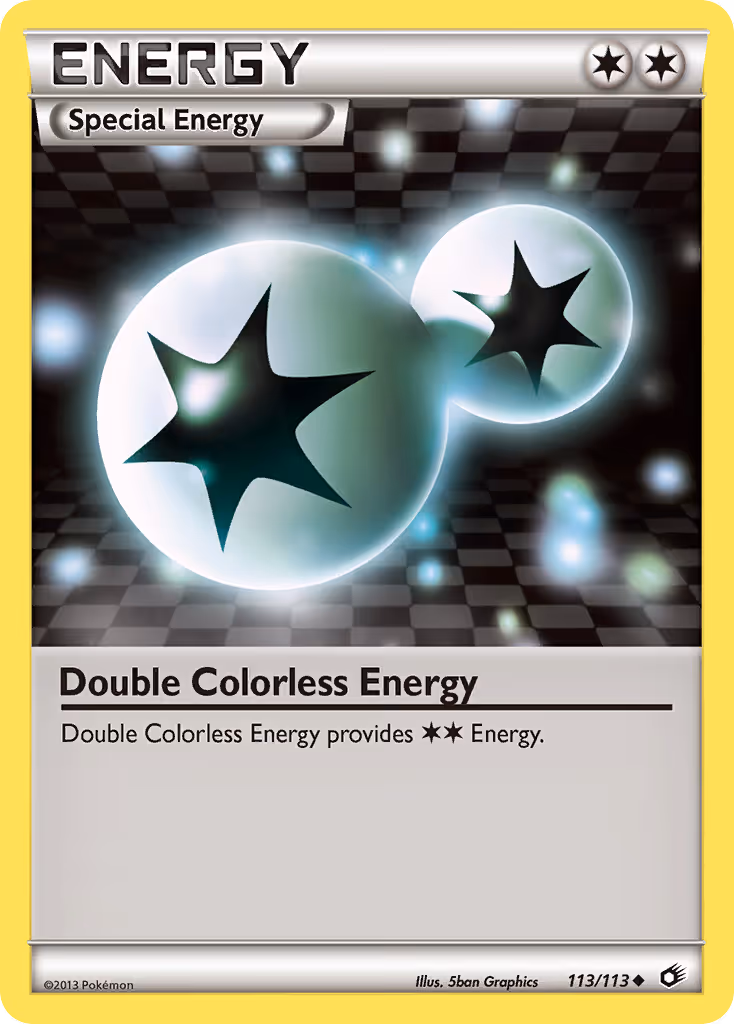 Double Colorless Energy 113/113 Pokemon card