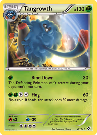 Tangrowth 2/113 Pokemon card