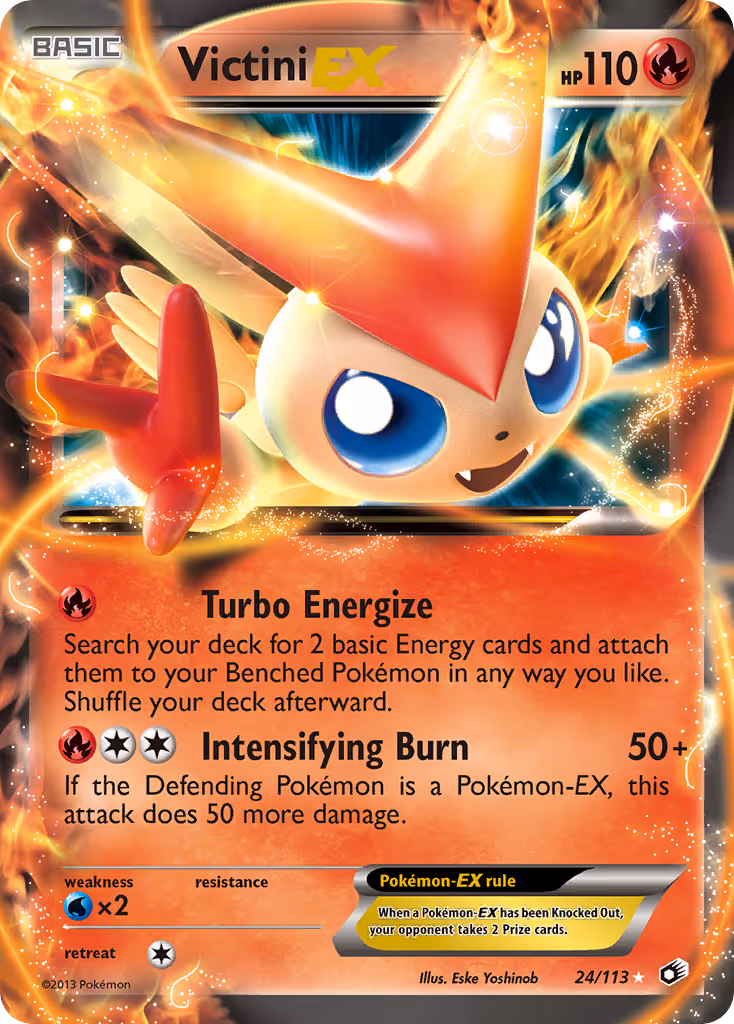 Victini-EX 24/113 Pokemon card
