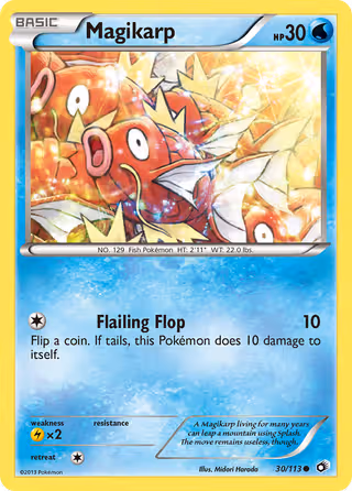 Magikarp 30/113 Pokemon card