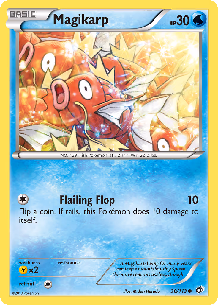 Magikarp 30/113 Pokemon card