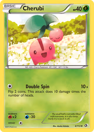 Cherubi 4/113 Pokemon card