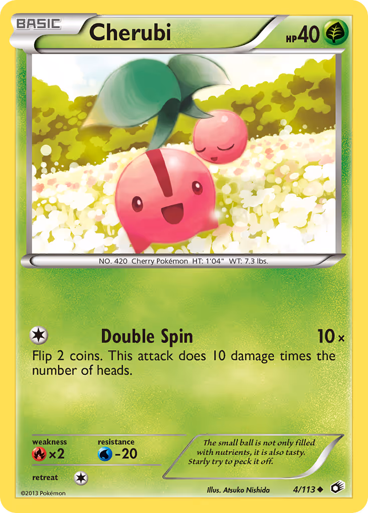 Cherubi 4/113 Pokemon card