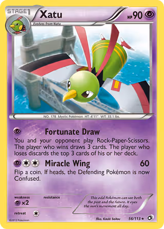 Xatu 56/113 Pokemon card