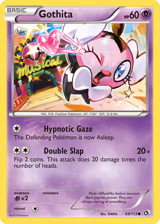 Gothita 69/113 Pokemon card