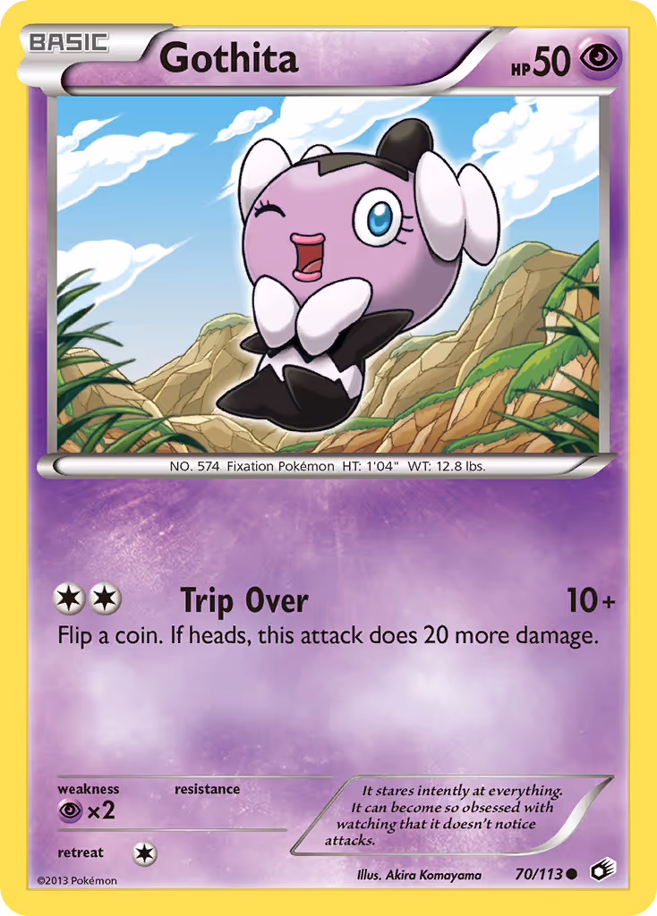 Gothita 70/113 Pokemon card
