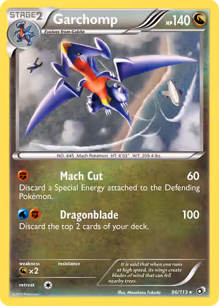 Garchomp 96/113 Pokemon card