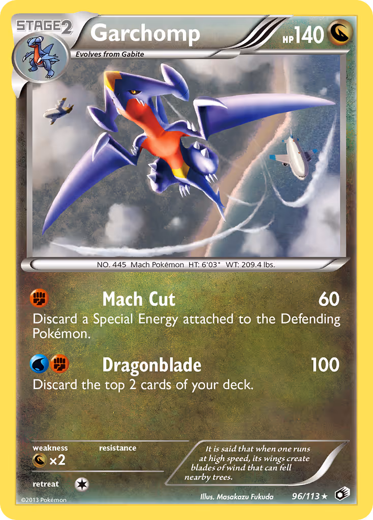 Garchomp 96/113 Pokemon card