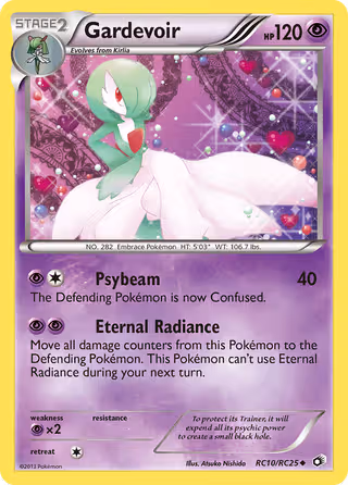 Gardevoir RC10 Pokemon card