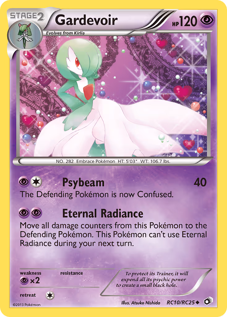 Gardevoir RC10 Pokemon card