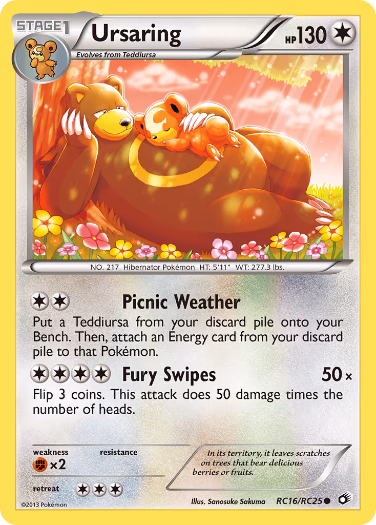 Ursaring RC16 Pokemon card