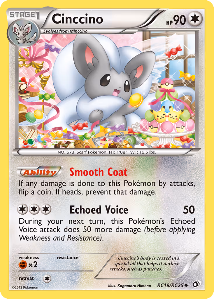 Cinccino RC19 Pokemon card