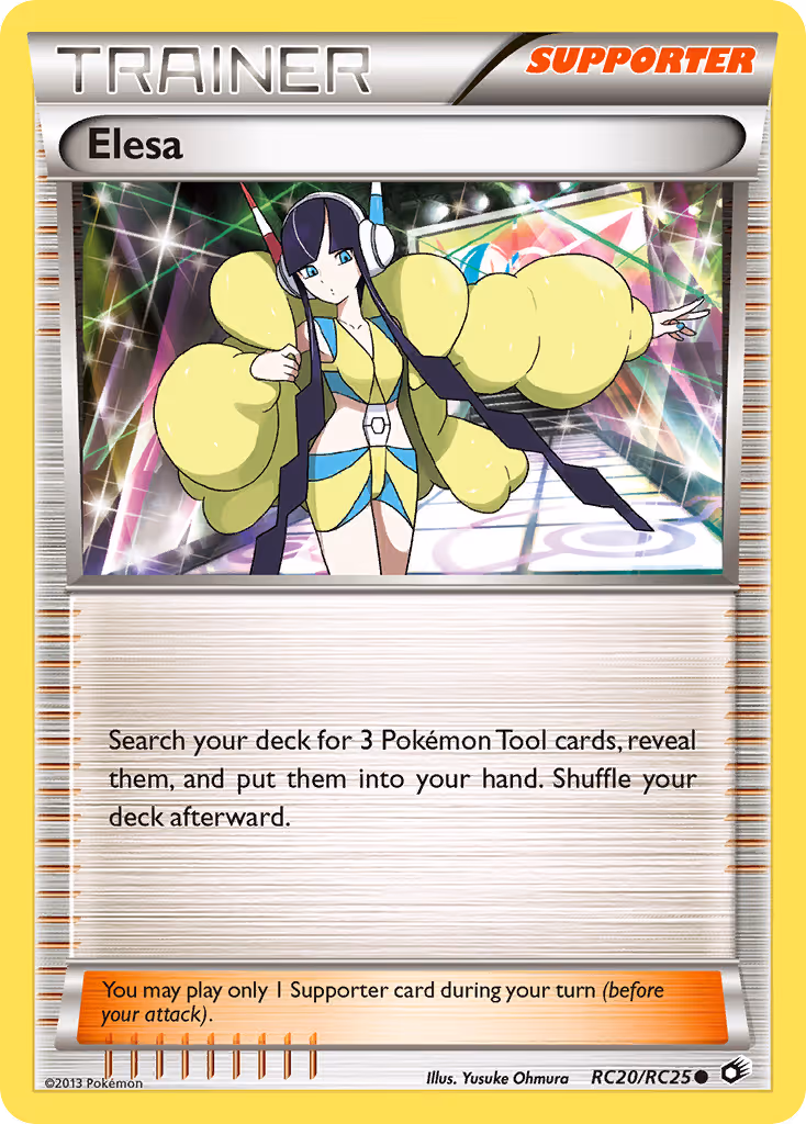 Elesa RC20 Pokemon card