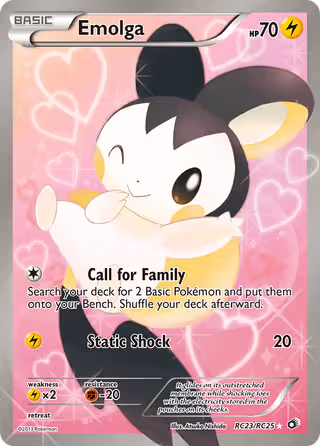 Emolga RC23 Pokemon card