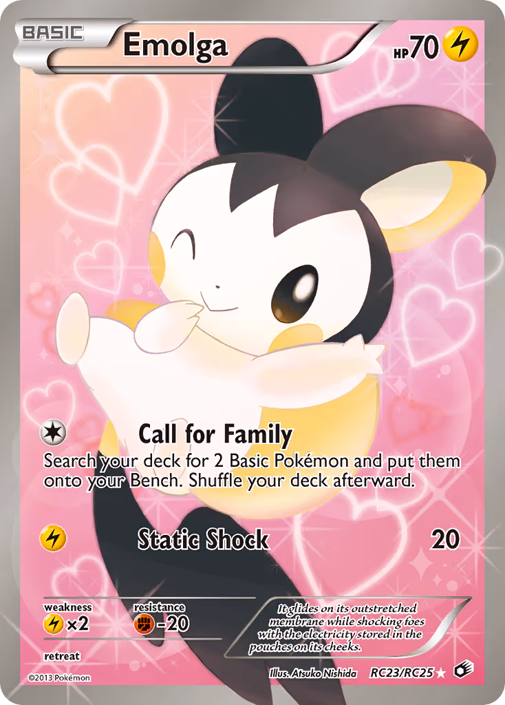 Emolga RC23 Pokemon card
