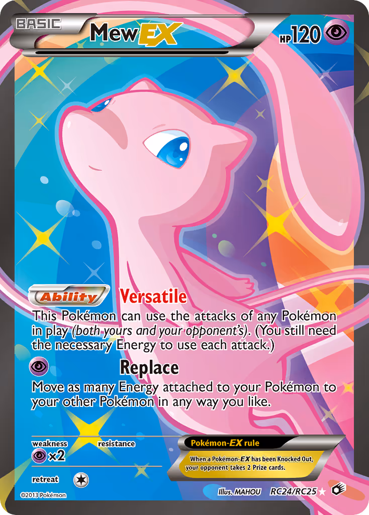 Mew-EX RC24 Pokemon card