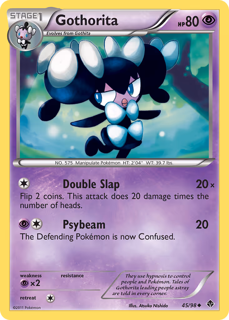 Gothorita 45/98 Pokemon card