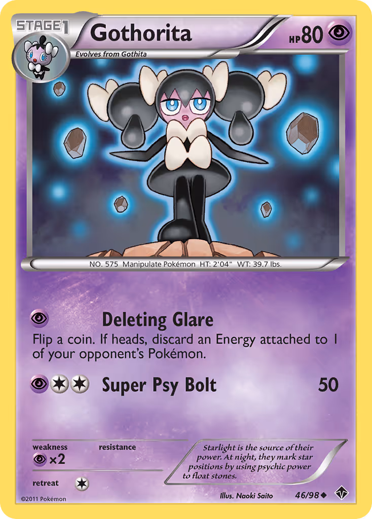 Gothorita 46/98 Pokemon card
