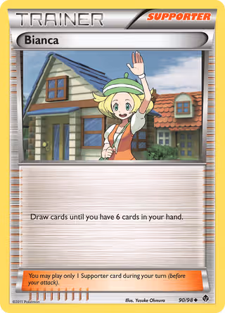 Bianca 90/98 Pokemon card