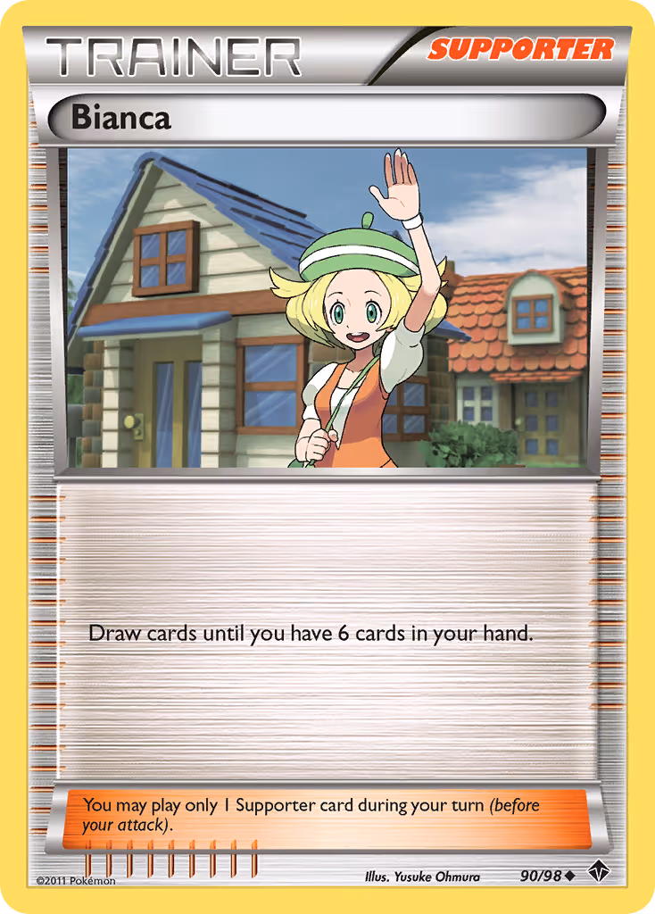 Bianca 90/98 Pokemon card