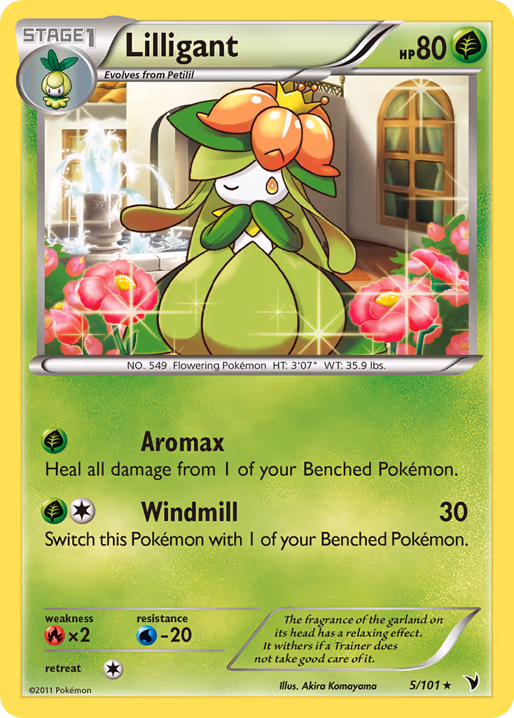 Lilligant 5/101 Pokemon card