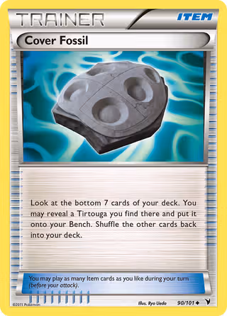 Cover Fossil 90/101 Pokemon card