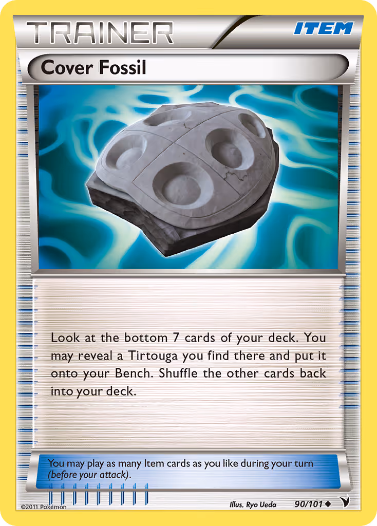 Cover Fossil 90/101 Pokemon card