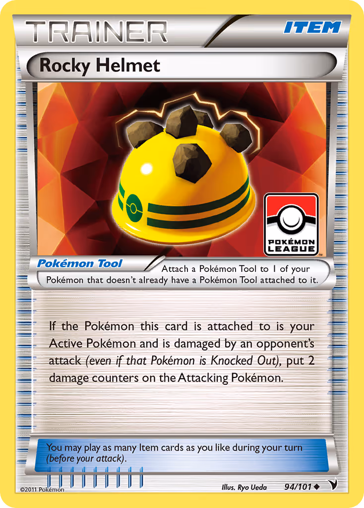 Rocky Helmet 94/101 Pokemon card