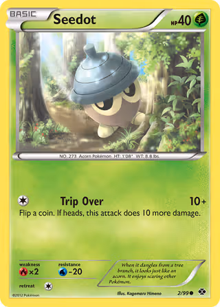 Seedot 2/99 Pokemon card