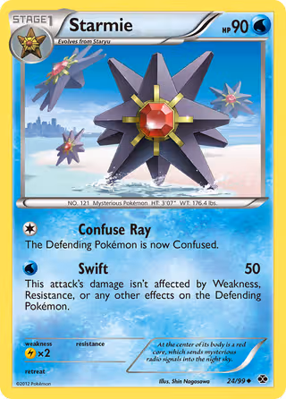 Starmie 24/99 Pokemon card