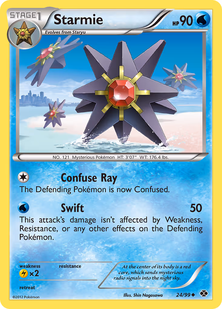 Starmie 24/99 Pokemon card