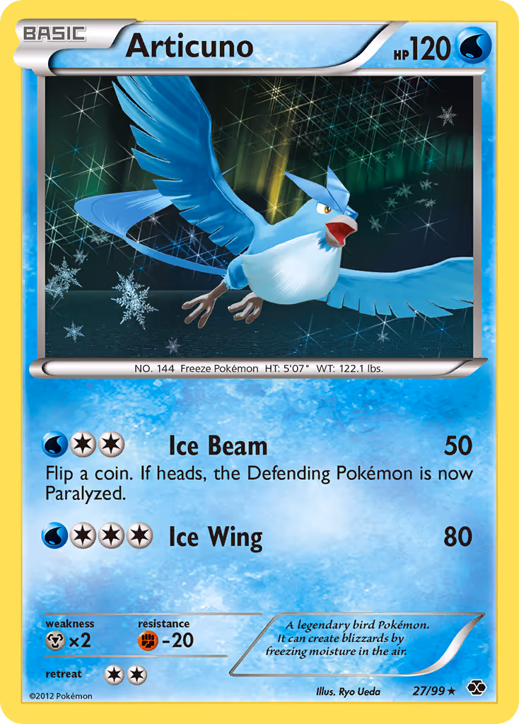Articuno 27/99 Pokemon card