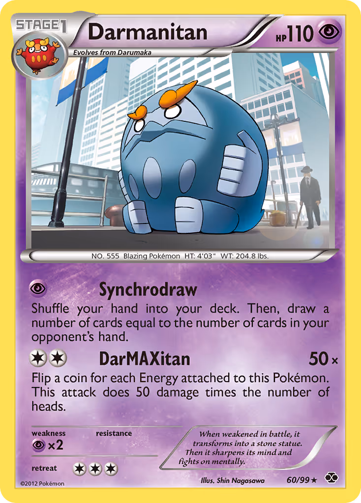 Darmanitan 60/99 Pokemon card