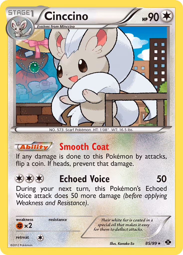 Cinccino 85/99 Pokemon card