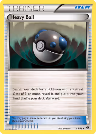 Heavy Ball 88/99 Pokemon card