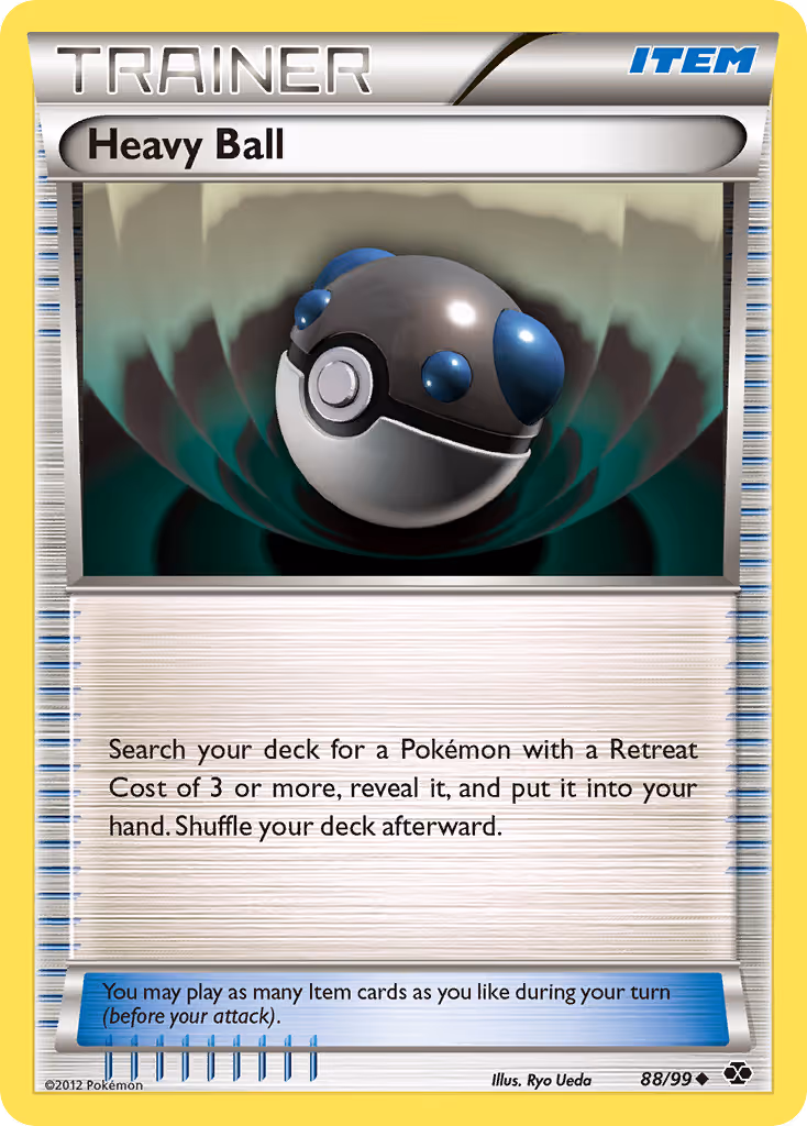 Heavy Ball 88/99 Pokemon card