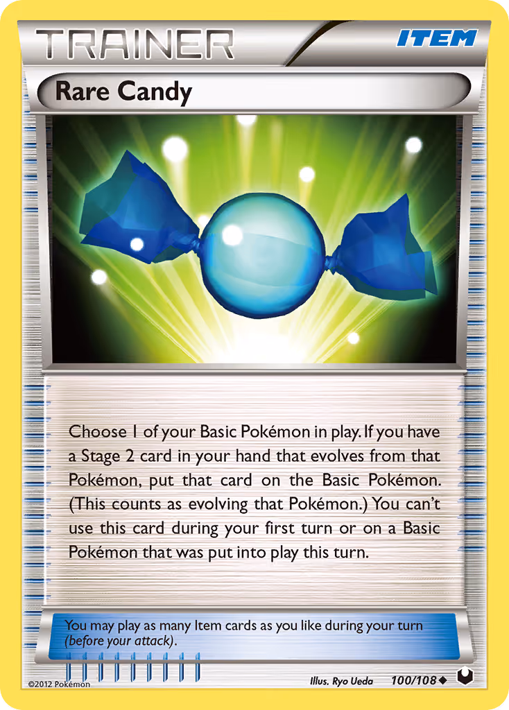 Rare Candy 100/108 Pokemon card