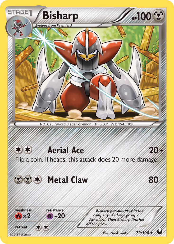 Bisharp 79/108 Pokemon card