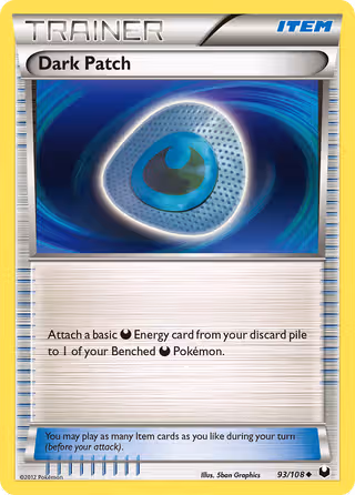 Dark Patch 93/108 Pokemon card