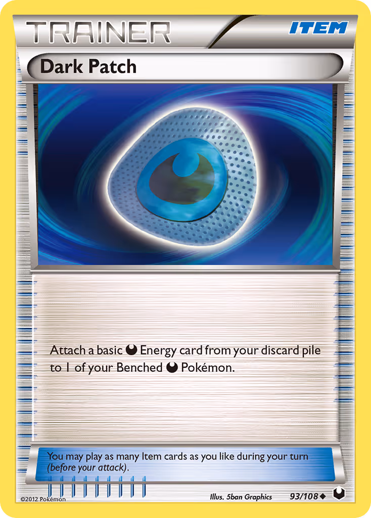 Dark Patch 93/108 Pokemon card