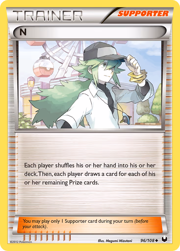 N 96/108 Pokemon card