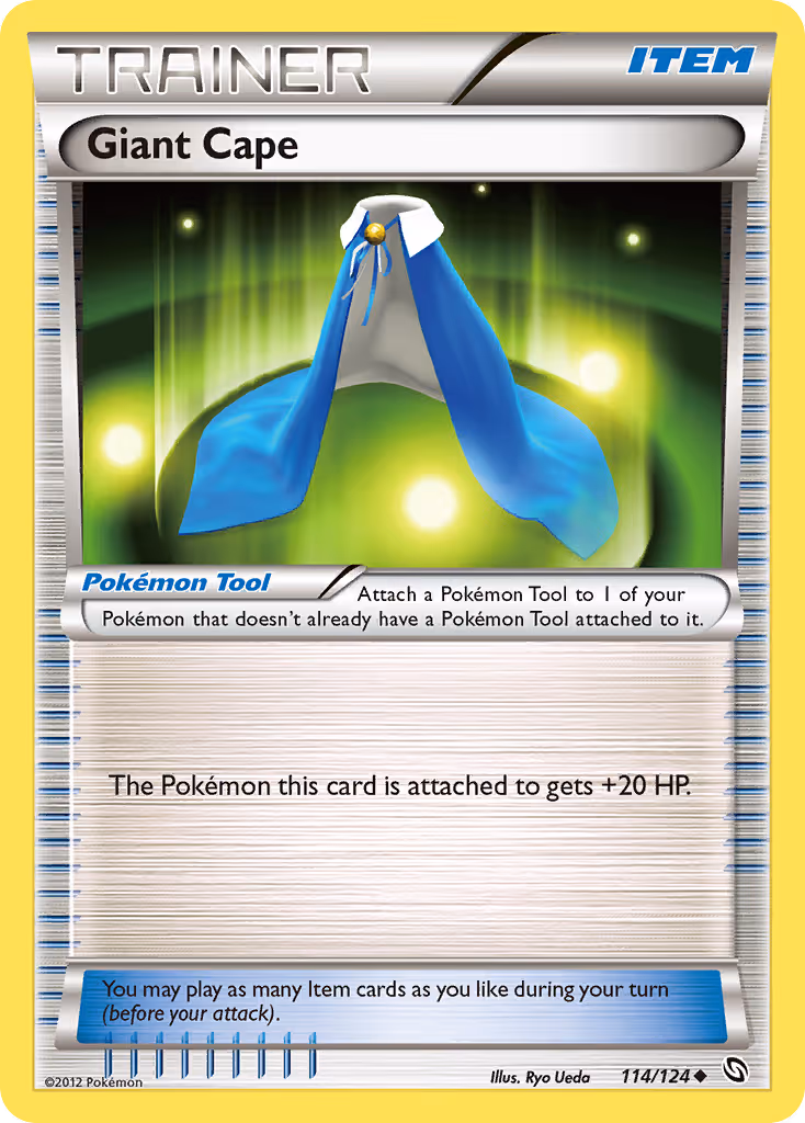 Giant Cape 114/124 Pokemon card