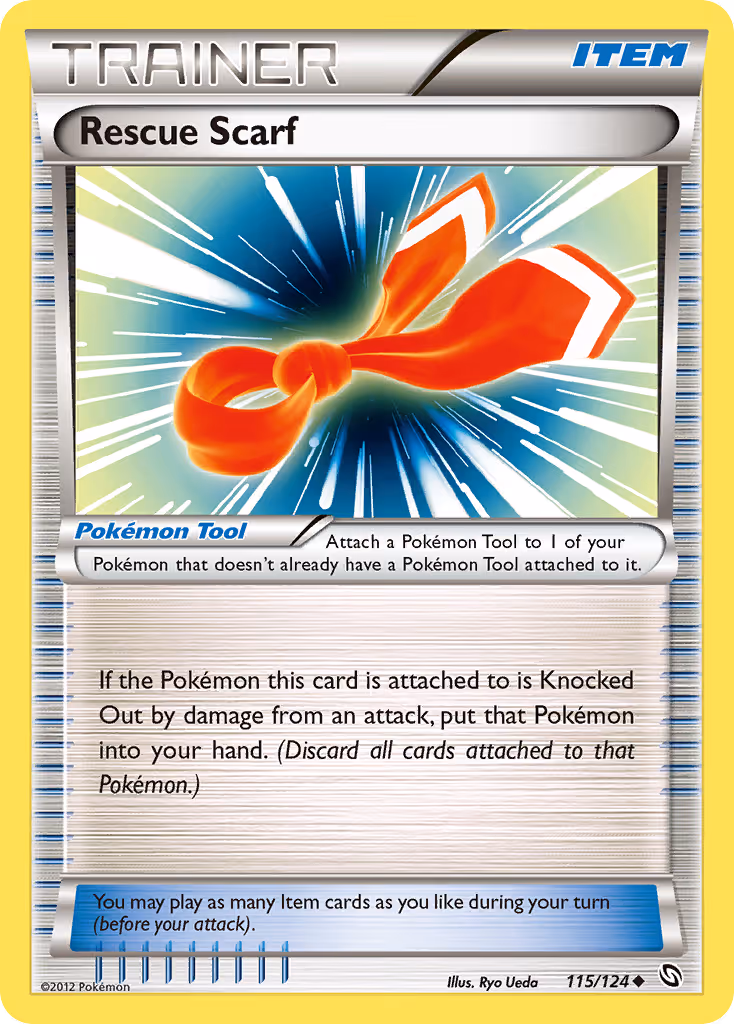 Rescue Scarf 115/124 Pokemon card