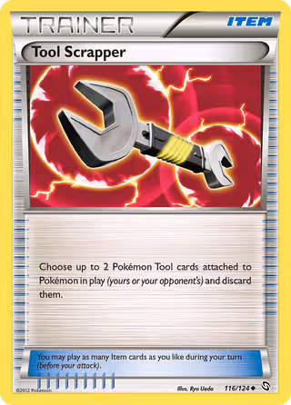Tool Scrapper 116/124 Pokemon card