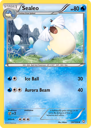 Sealeo 30/124 Pokemon card
