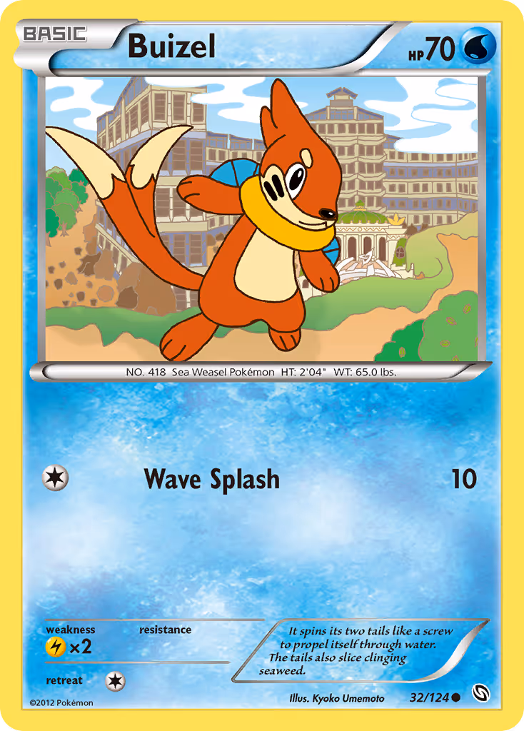 Buizel 32/124 Pokemon card