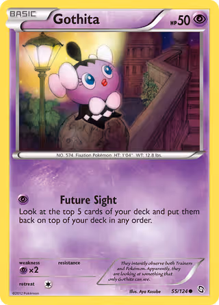Gothita 55/124 Pokemon card