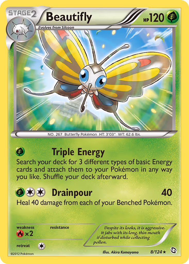 Beautifly 8/124 Pokemon card